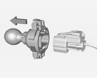 238 Starostlivosť o vozidlo Predné smerovky 5-dverový hatchback, 4-dverový notchback, Sports tourer 3. Odpojte objímku žiarovky z reflektora stlačením oboch príchytných západiek. 2.