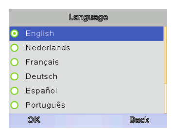 Menu Settings TEMPERATURE UNIT (teplota) V této podnabídce si můžete zvolit, v jakých jednotkách chcete zobrazovat naměřenou teplotu. Lze volit mezi stupni Celsia a Fahrenheita.