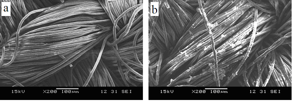 Aktivace povrchu - provedena ponořením do metanolu (10 ml) obsahující 2 g nikl acetátu OP-10 na 30 minut. Nikl acetát by se měl plně absorbovat.