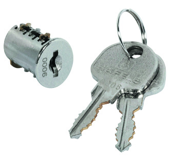 NÁBYTKOVÉ HÄFELE SYMO 1962 19624 nebo 66 možnost hlavního klíče pro různé kombinace na výběr 2600 různých zamykacích kombinací možnost výměny vložek pomocí demontážního klíče vložka dodávána s 2