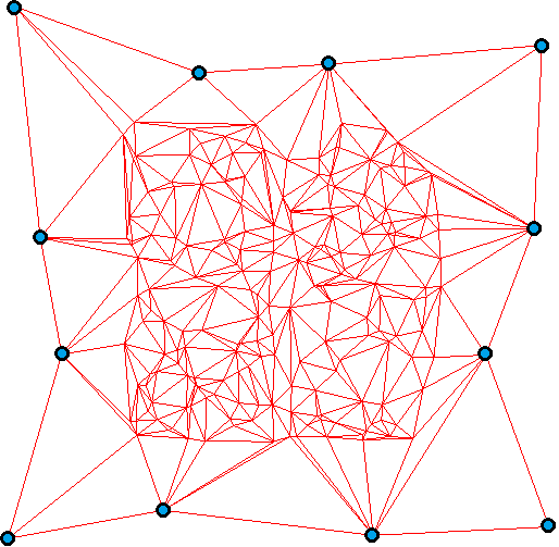 Algoritmus využívaný pro triangulaci díry je stejný jako algoritmus pro triangulaci středu hvězdice (viz kap. 4.
