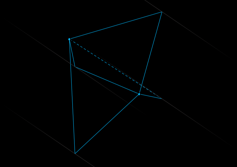 5.3 Spojení jednotlivých množin Jednotlivé množiny bodů byly nezávisle tetrahedronizovány a v dalším kroku je nutné jednotlivé tetrahedronizace spojit do jednoho celku.