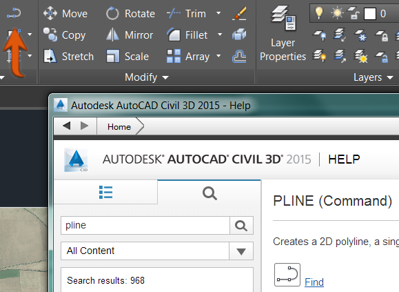 Záložka Informace obsahuje výuková videa, tipy a triky a on-line zdroje, které vám pomohou naučit se práci v AutoCAD Civil 3D 2015.