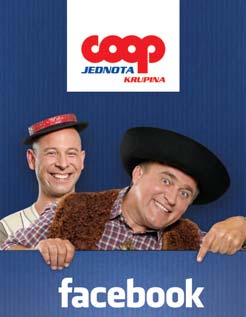 COOP Jednota Krupina aj na Facebooku www.facebook.com/coopk