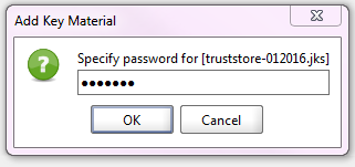 Po vložení certifikátu vyplňte pole Default Alias a Alias Password. Zadání proveďte kliknutím do daného pole a vepište požadované hodnoty.