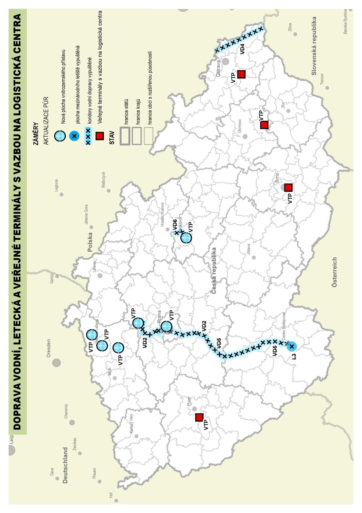 198. Ve schématu 6 se původní název nahrazuje názvem Doprava vodní, letecká