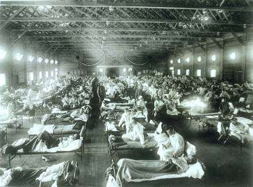 CHŘIPKOVÉ PANDEMIE 20 TH STOLETÍ Credit: US National Museum of Health and Medicine 1918: Spanish Flu 1957: