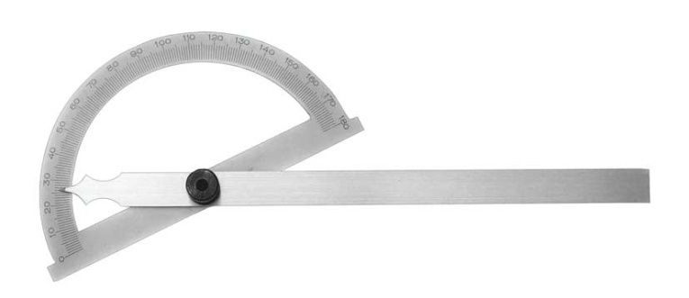 K měření se používá ocelové měřítko, kovový úhelník, rýsovací jehla, zámečnické kružítko, úhloměr, důlčík a kladívko. Důlčíkem označujeme středy otvorů v plechu, které se mají probíjet, nebo vrtat.