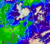 5.srpna 6.srpna 7.srpna 8.srpna Obr. č. 2 Denní úhrny srážek ze dnů 5.srpna 2010 až 8.srpna 2010 v povodí Vltavy po Orlík.