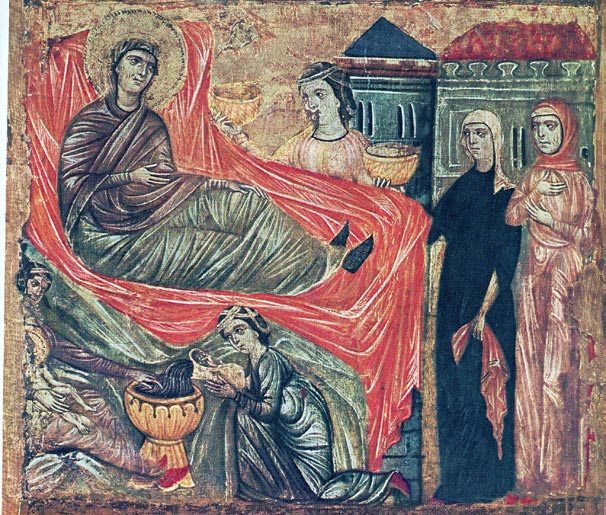 16) Mistr sv.martina, P. Maria s dítětem, sv.