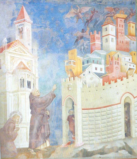 Giotto, nástěnné malby v horním kostele sv.