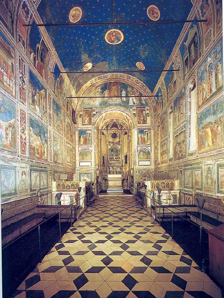 Giotto, Padova, nástěnné malby v Kapli Scrovegni