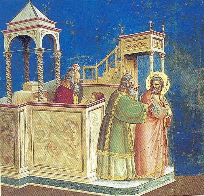 Giotto, Padova, nástěnné malby v Kapli Scrovegni (Arena),