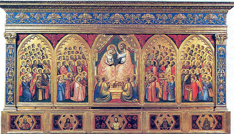 Giotto, desková malba 50) Polyptych