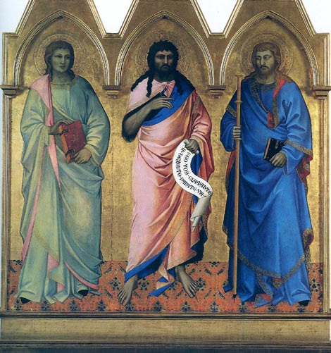 92) Nardo di Cione, Jan Křtitel, Jan