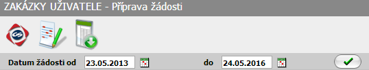 Příprava žádosti Vložení obrysu žádosti 7.