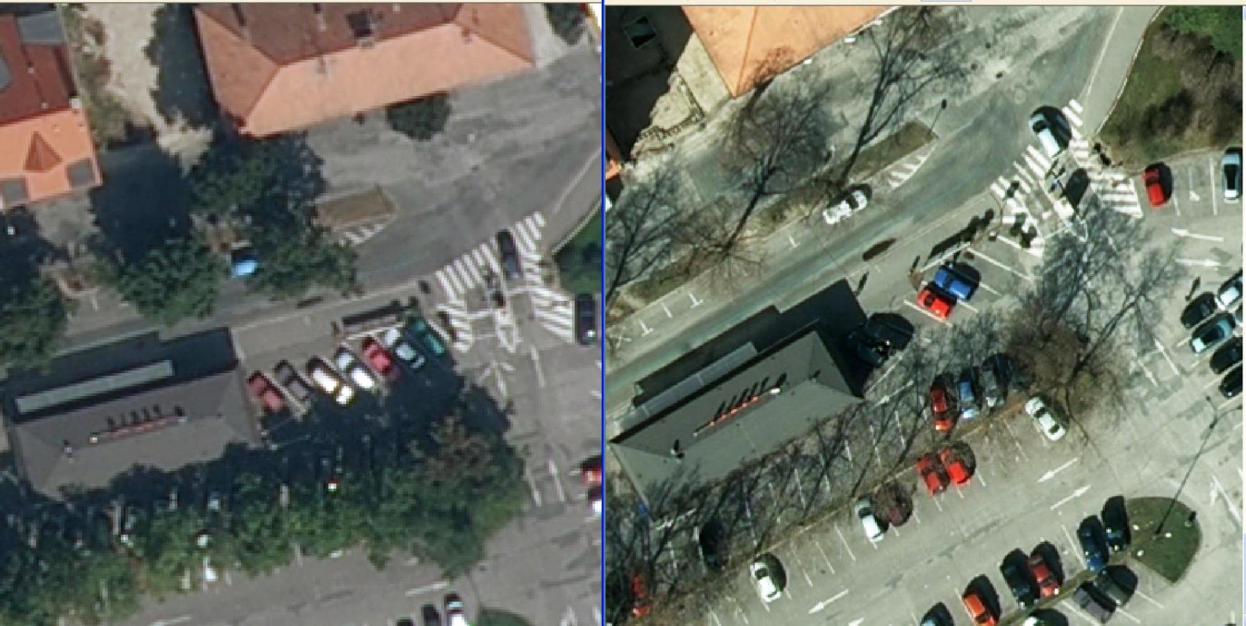 Digitálna ortofotomapa a GOOGLE maps? Rozlíšenie Google cca.