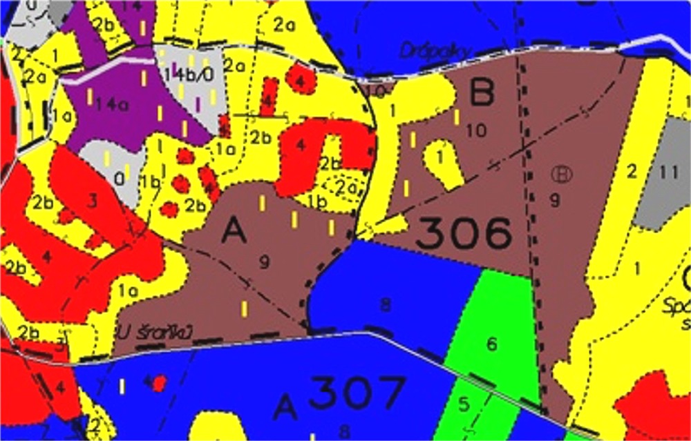 306 Plocha:52,22 LO: 33 Předhoří Českomoravské vrchoviny LHC: 607409 Platnost: 1.1.2002 31.12.2011 Úsek: 1 Strana: 80 Dílec: A Plocha:19,19 Kategorie/překryv: 10 Zvl.St.: Pásmo ohrož:d LS (LZ):Lesy města Brna Revír:Deblín Por.