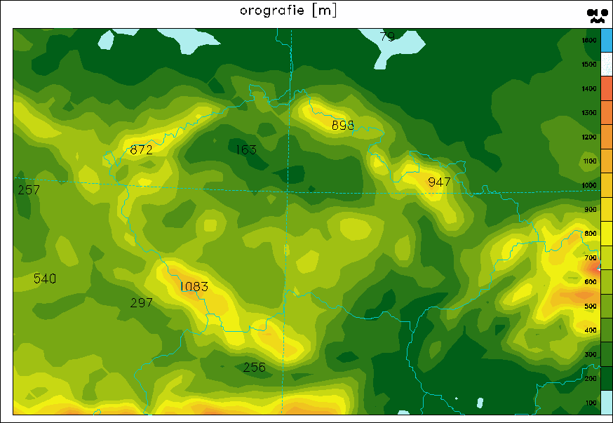 Orografie v