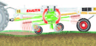 LINER 3000 přizpůsobení všem půdním poměrům. Stabilní závěsné zařízení. Závěsné zařízení připojené do dolních táhel tříbodového závěsu traktoru.