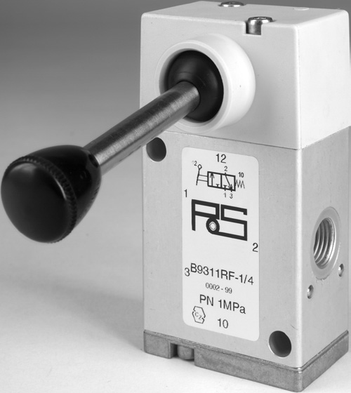 Ovládací ventily / Control Valves / ada B9 ruãnû ovládané, velikost G /4 B9 Series Manually Controlled, G /4 Size ZpÛsob pfiipevnûní / Fixation method Pfiipojení média / Medium connection Pracovní