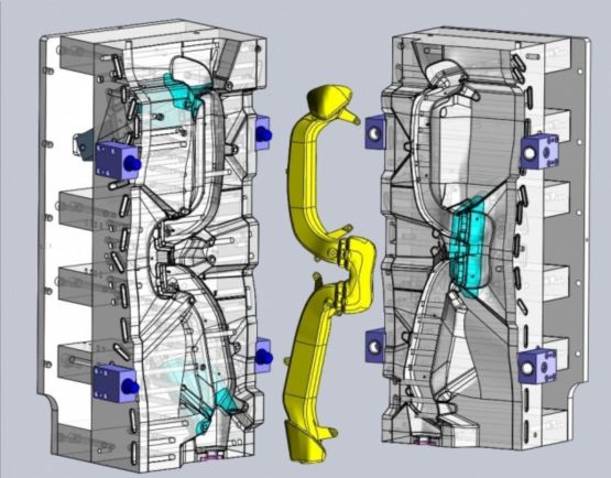 pouze pro termoplasty. Zpracovávají se hlavně polypropylen, polyvinylchlorid, polyetylén, polykarbonát, polyoxymethylen, atd.