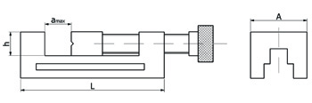 PŘESNÉ SVĚRÁY BRUSIČSÉ PEVNÉ SPZA 02 -Svěrák přesný ocelový brusný SPZA je možno využít na přesných bruskách, frézkách, na CNC strojích, na CNC karuselech, ale i při měřeních a kontrolách správnosti