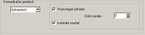 Adresa zařízení Kód Počet byte Data CRC 1 byte 1 byte 1 byte <počet byte> 2 byte Kód v odpovědi odpovídá kódu v dotazu.