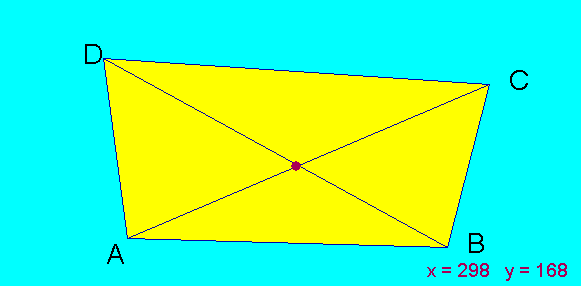 pravého dolního rohu napište jeho bodové souřadnice (např. x = 231, y = 147) Parametry tohoto textu: Arial, velikost 14, červená barva (č. 4).