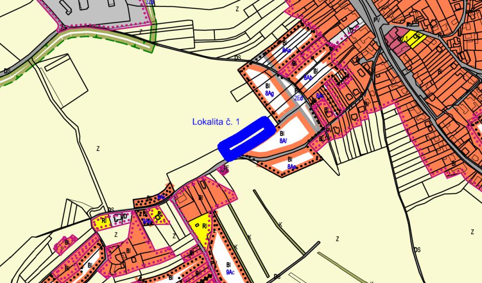 - u pozemku č. KN 328/1 v k.ú. Žlutava prověřit a změnit funkční využití z návrhové plochy pro individuální bydlení na plochu nezastavitelnou (lokalita č.