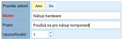 HelpDesk 2016 35 V akcích skupina schvalujících můžete vybrat ze schvalujících, kteří mají právo schvalovat. V ostatních se vybírají schvalující podle práva schvalovat podle org. jednotek.