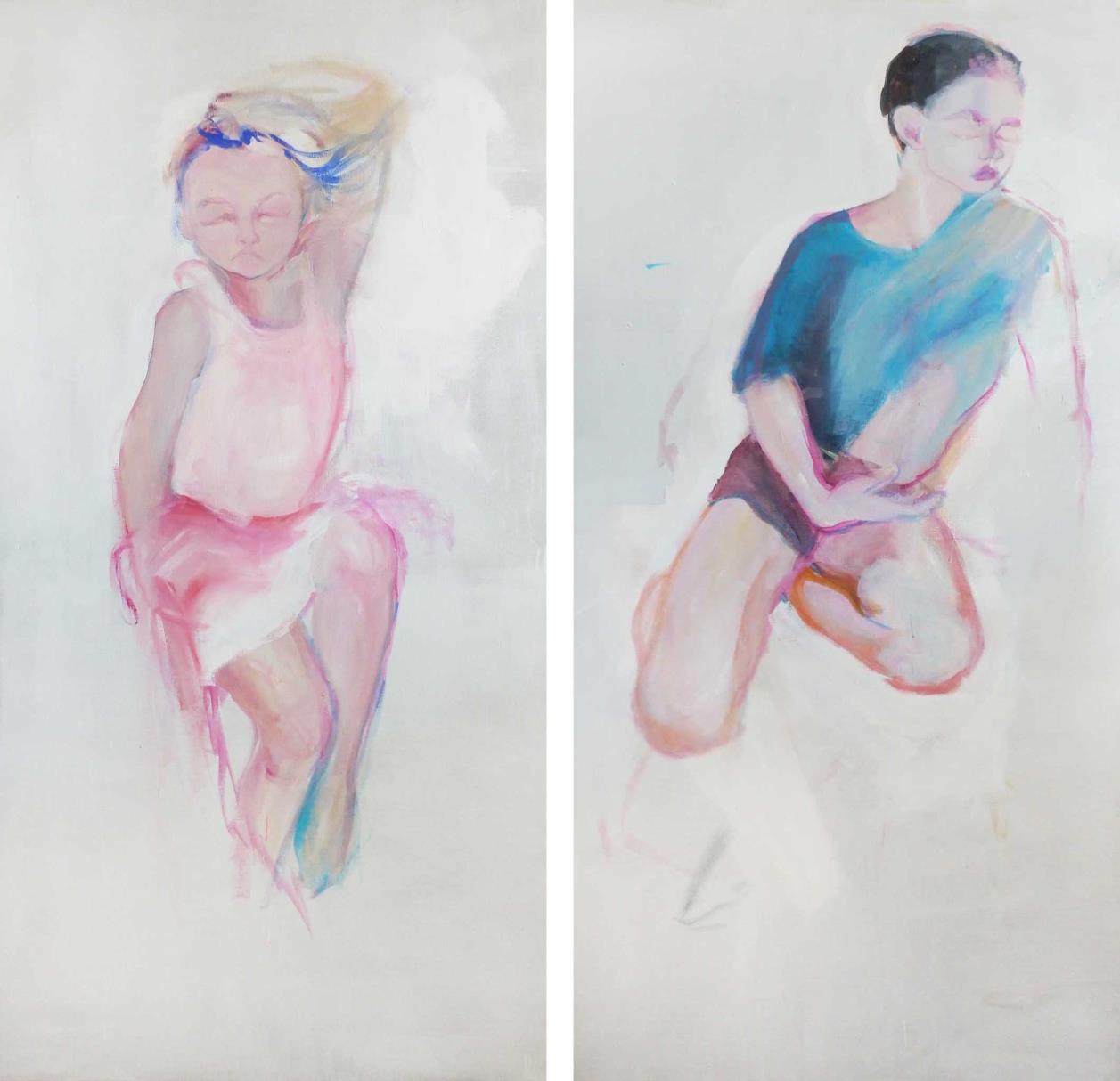 Visible Child 5, akryl na plátně, 165x80 cm, 2014