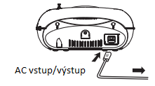 Popis 1. Reproduktor 2. Tlačítko CD PREV 3. CD STOP / BUTTON USB CD (V režimu STOP stiskněte tlačítko pro výběr CD nebo USB) 4. Tlačítko CD PROGRAM 5. indikátor POWER 6. LCD displej 7.