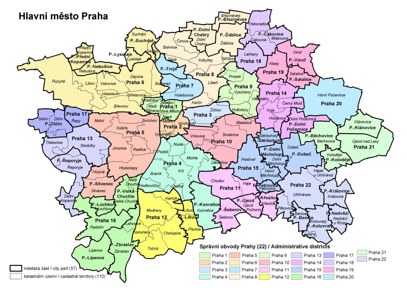 Praha představuje také důležitý železniční uzel, územím hlavního města procházejí tři železniční koridory (koridor č.1: Německo-Praha-Brno-Rakousko, koridor č.3: Německo- Praha-Slovensko a koridor č.