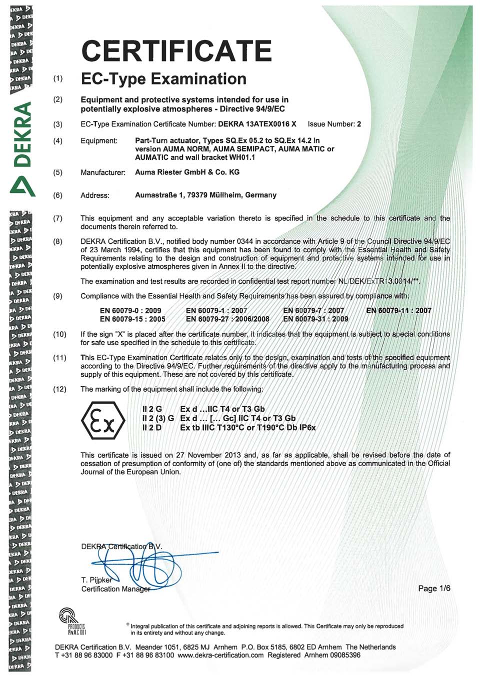 Certifikáty SQEx 05.2 SQEx 14.