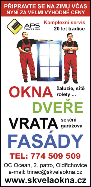 TŘINECKO / JABLUNKOVSKO / ČESKOTĚŠÍNSKO VYCHÁZÍ KAŽDÉ ÚTERÝ SLEZSKÝ TÝDENÍK CENA 10 Kč 4. října 2016 40/XXIV www.ihorizont.