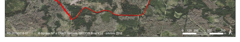 280 ha lokality Na Ztraceném v roce 2012, po tolik kritizovaných zásazích a aktivistické blokádě v roce 2011.