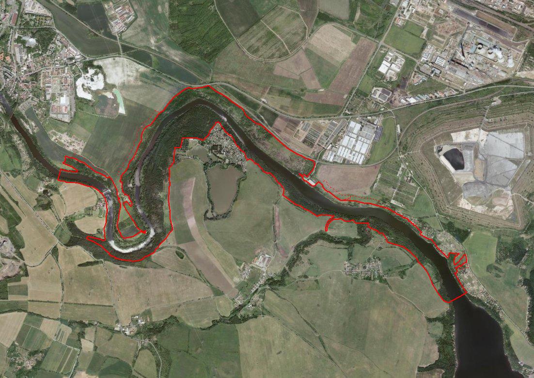 Příloha 1: Umístění přírodní památky v základní mapě