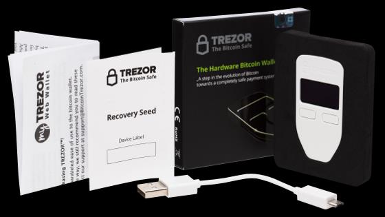 Hardwarová peněženka - bitcoin Trezor Bitcoin Trezor je hardwarová peněženka, která uchovává privátní klíč a slouží k podepisování transakcí.