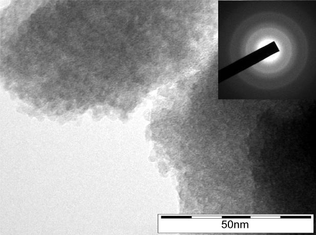 XRD Nanočástice g-fe 2 O 3 připravené stárnutím KFeO 2 magnetický sorbent pro odstranění As, Cu, KFeO 2 after complete decomposition by the aging,