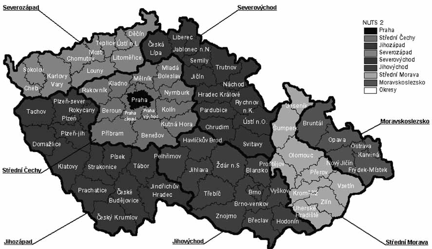 Příloha 1 Mapa regionů NUTS 2 Adresy regionálních odborů Státního zemědělského intervenčního fondu NUTS 2 Název RO SZIF Adresa Střední Čechy Praha a Střední Čechy Slezská 7, 120 56 Praha 2 Jihozápad