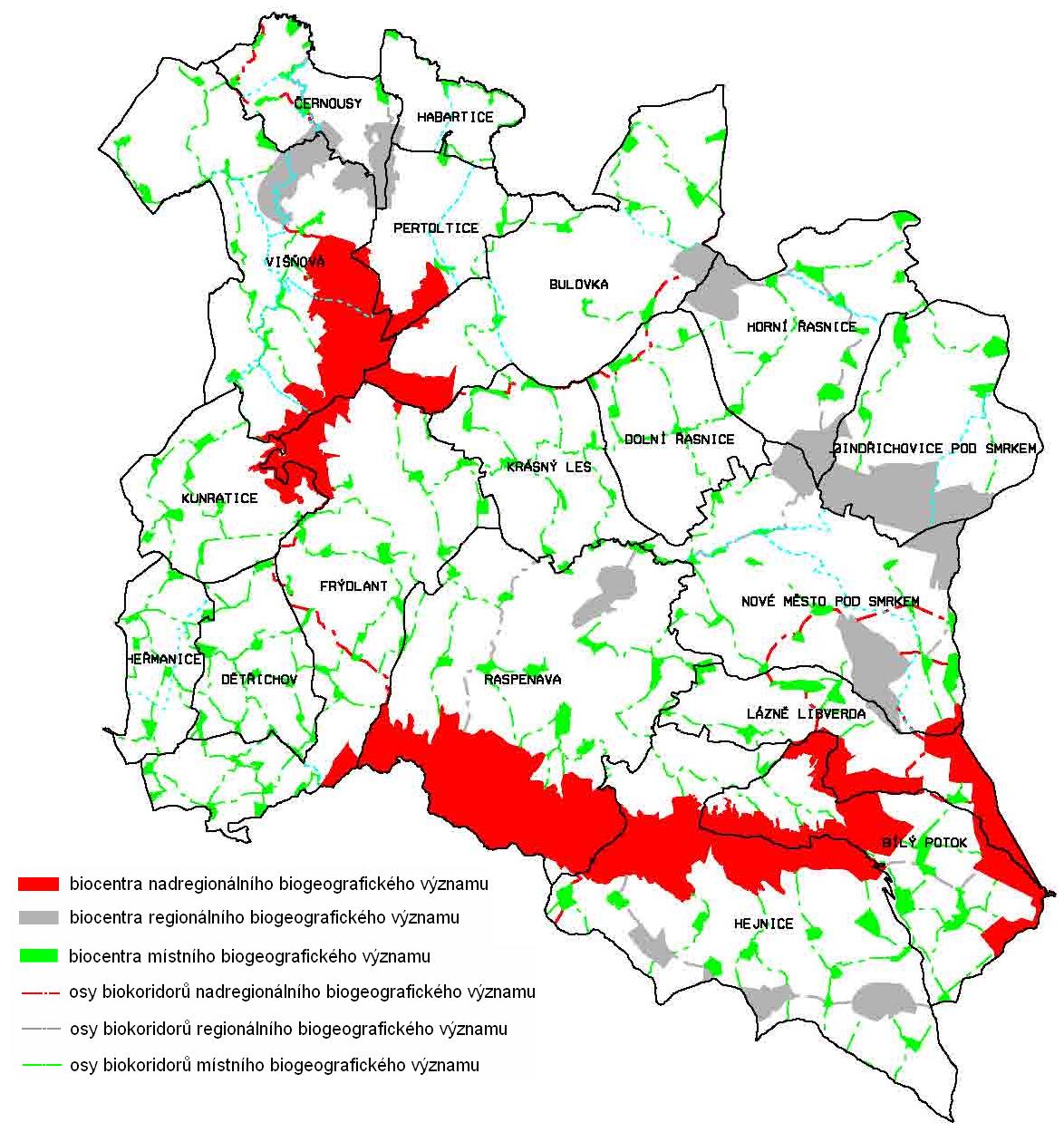 Obr. Orientační znázornění lokalizace ÚSES Zdroj: C.5.