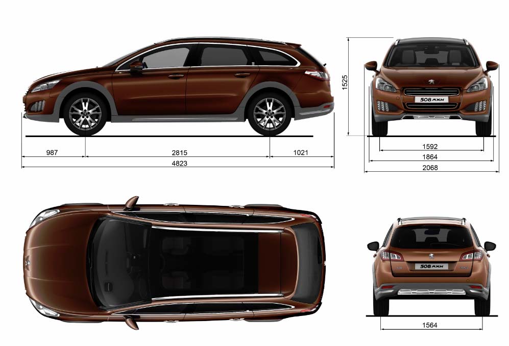 Cenník 508 DISKY A EXTERIÉR AUDI PACKY Detailná výbava Bočné spodné ochranné lišty vo farbe čierny lesk a chrómovou lištou a logom Hybrid4 Brzdové strmene čierny lesklý lak Koberčeky vpredu aj vzadu