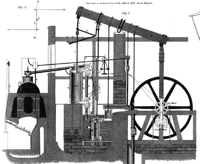 1 :\ Úvod > pracoval druhý píst (obr. 1.3). Ministr války byl tímto strojem nadšen a pověřil Cugnota stavbou většího vozidla. Na přelomu let 1770 71 byl nový vůz hotov.