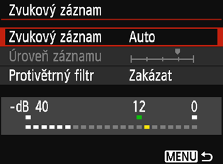 3 Nastavení funkcí nabídky [Z2] Velikost filmového záznamu Můžete nastavit velikost filmového záznamu (velikost obrazu a snímkovou frekvenci). Podrobné informace naleznete na straně 164.