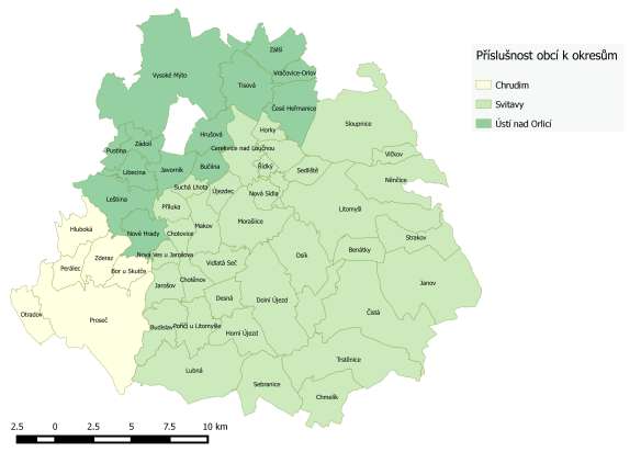 Mapa území pro realizaci SPL do roku 2014