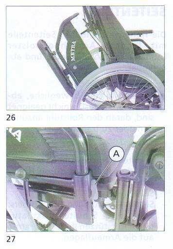 NASAZENÍ POSTRANIC - Postranice nasaďte shora do zadního úchytu (obr. 26).