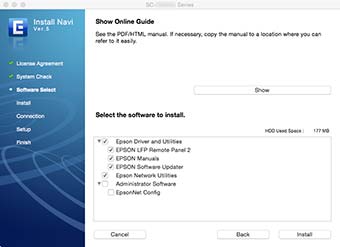 Úvod Pokud není dostupný žádný disk, otevřete http://epson.sn/ a pak tento produkt vyhledejte. Windows Klikněte na možnost Information for Manuals and Applications (Informace pro příručky a aplikace).