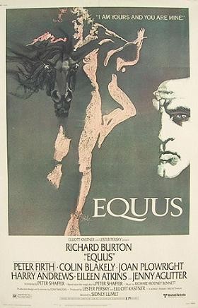 Equus (1973) Podobenství ve formě detektivky Chlapec oslepí šest koní Konfrontace s