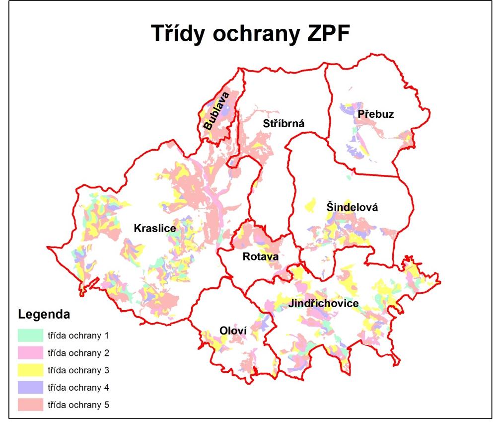 Třídy ochrany ZPF obr. č. 33